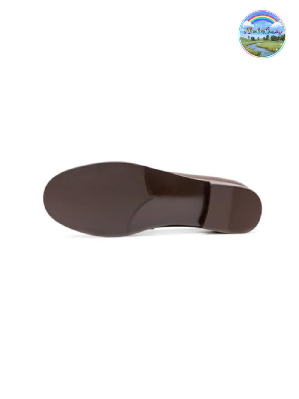 Leather Penny Loafer Women's Slip Resistant Comfortable 1" Low Heel Flat - Picture 4 of 6